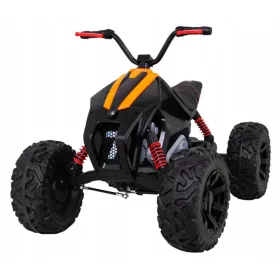    Quad Lucky Seven alimentat cu baterie Black + EVA Wheels + Free Start + LED + MP3