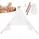  Cort copii TIPI TEEPEE LAMPKI Perne de joaca albe pentru camera