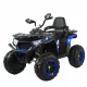  Quad cu baterie 4x40 wați telecomandă din piele EVA QUAD-LX-2-BLUE