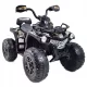  MEGA QUAD ALIMENTAT DE BATERIE, ROȚI MOALE, SCAUN MOALE, AMORTIZATE/JS00