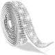  THERMO TAPE 1 m, decorativa cu zirconi, strasuri, perle 2 cm