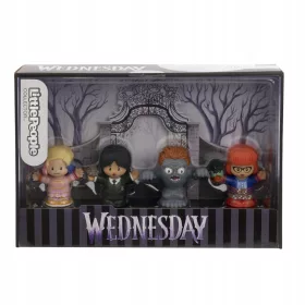    Set de colecție Little People Wednesday cu 4 figurine HWX46