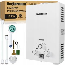    INCALZITOR APA INSTANT CAZAN PE GAZ PENTRU GAZ LICHID GPL BUTILIU 6L 12KW