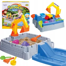    CUTIȚĂ DE NIsip ÎNCHIS CU CAPAC EXCAVATOR GALEȚĂ MAȘINĂ WOOPIE PORTATĂ