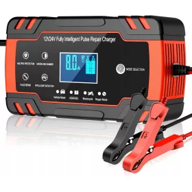    REDRESSOR ÎNCĂRCĂTOR AUTO 12 V/4 A 24 V INTELIGENT PORTATIL
