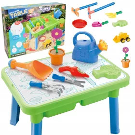    MASA DE APĂ CUTIȚĂ DE NIsip 2IN1 JUCĂRIE 13 ACC. ADAPTAT GRBLE MATRICE DE MULUARE GRADINA