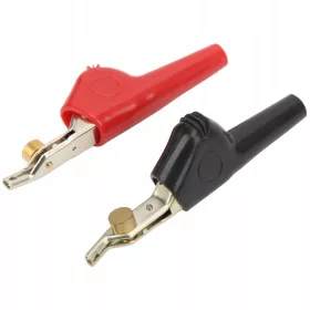    Un set de cleme de testare cu ac din PVC cupru-nichel de 25 mm