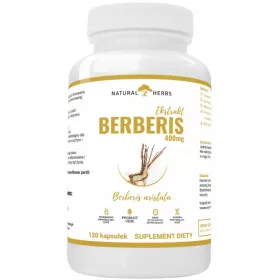   Extract de Berberis 400 mg - 120 capsule, Supliment Alimentar Natural Herbs®