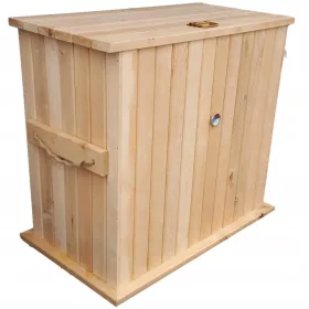  Afumagar de gradina din lemn de arin 120x80x105H