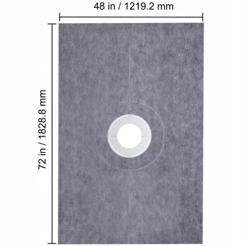 Set de duș cu hidroizolație Vevor 121,92 × 182,88 cm