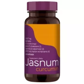   Supliment Alimentar Jasnum Curcumin - 60 Capsule cu Extract de Turmeric