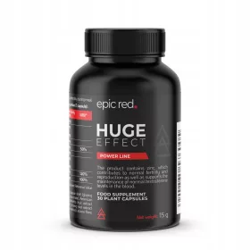   Supliment HugeEffect EpicRed pentru Bărbați - 30 de Capsule pentru Vitalitate și Libido