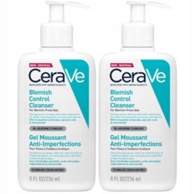   Gel de Curățare CeraVe Blemish Control pentru Controlul Imperfecțiunilor, 236ml x2