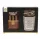  Set Becky's de ciocolata cu lapte gianduja cu aroma de vanilie + pahar