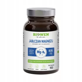   Biowen Malat de Magneziu 835 mg cu Vitamina B6 (P-5-P) - 100 Capsule
