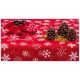 Față de masă rezistentă la pete "Crăciun Înzăpezit" - 140x300 cm, roșu