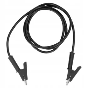   Clemă crocodil, cablu de test dublu de 10 mm pentru bateria vehiculului