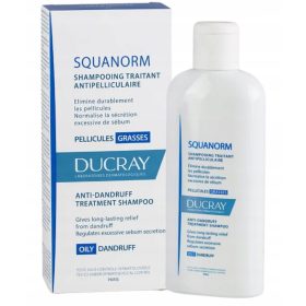   Șampon Antimătreață Ducray Squanorm pentru Mătreață Grasă, 200 ml