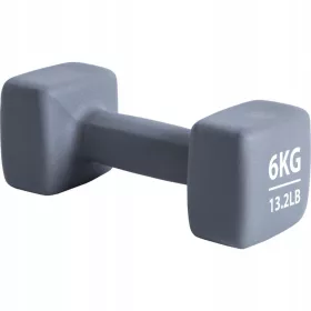  Halteră Fontă Neopren Greutate Fitness 6kg PURE 2 IMPROVE