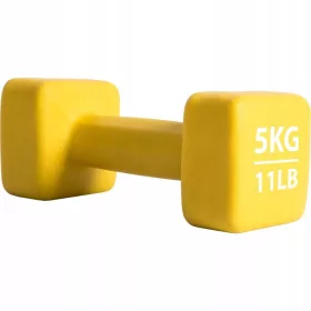 Halteră Fontă Neopren Greutate Fitnes 5kg PURE 2 IMPROVE