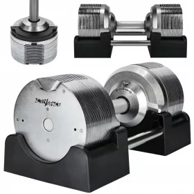    DAMPbell REGLABILĂ 41,5KG CU AJUSTARE LA FIECARE 1,5KG Gantera PREMIUM – 26W1 AS