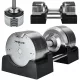  DAMPbell REGLABILĂ 41,5KG CU AJUSTARE LA FIECARE 1,5KG Gantera PREMIUM – 26W1 AS