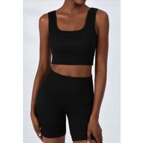  SHEIN SET PENTRU FEMEI SURRT NEGRU CU CÂTE M Ł5A