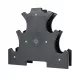  Suport de gantere stabil, suport vertical pentru gantere, brad 33x29x8,5 cm
