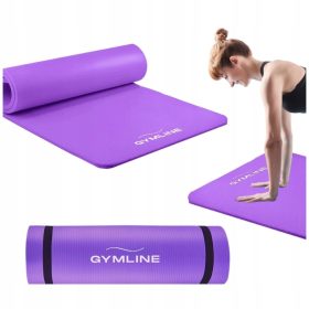    SALATEA DE EXERCIȚI MOV 180x60 cm NBR 1,5 cm PENTRU YOGA FITNESS GIMNASTICĂ