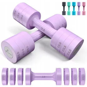    Sportneer Set de gantere deteriorate 1 pereche Greutăți 6 în 1 0,9-2,3 kg