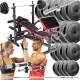  SET DE CULTURE 135KG STUP PUTERNIC DE BANCĂ GREUTĂȚI DE MREANE