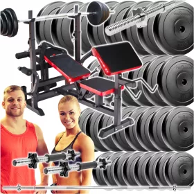  Set de culturism Be-Active.pl 140 kg