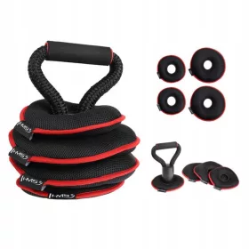    Kettlebell kettlebell reglabil greutate moale 9 kg HMS KRM20