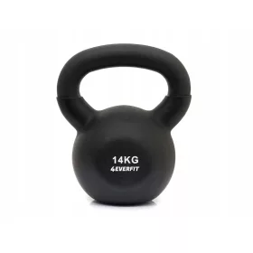    4EVERFIT Kettlebell 14kg Greutate Gantera Husa din neopren din fonta