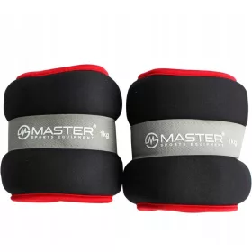    Greutăți pentru exerciții pentru brațe și picioare Master 2 buc x 1 kg