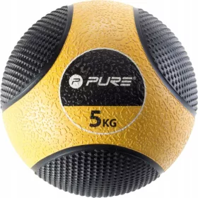   MINGE MEDICINA PENTRU EXERCIȚII DE REHABILITARE CROSSFIT MINGE MEDICINALĂ 5kg PURA