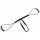  Benzi de rezistență Cureaua de tragere Karate Combat Speed Training Rope Verde 30 lbs