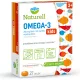 Suplimente Omega-3 pentru Copii Naturell, Aromă de Citrice, Fără Zahăr Adăugat