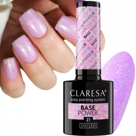    BAZĂ POWER CLARESA, FĂRĂ ACID, CONSTRUCȚIE LILA CU FOLIE OPALIZATĂ 21