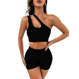  SHEIN SET SPORT PENTRU FEMEI, NEGRU, CÂNTURI, S 5A GBP