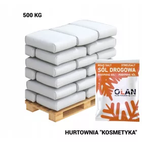    SARE DE Drum CU AGENT ANTISCLANCARE 500kg PENTRU PARCARE Drumuri TROTUARE PALET DE IARNA