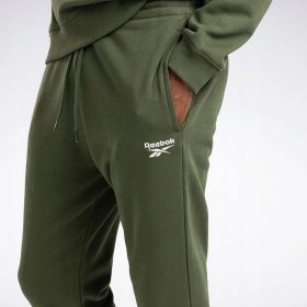  Pantaloni de trening pentru bărbați Reebok, verde/kaki rM
