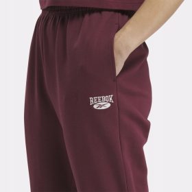 Pantaloni de trening dama Reebok, burgundy rS