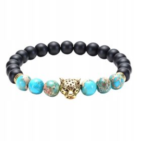    Brățară Yoga Stretch din Piatră Naturală 6,6-8,2" Brățară cu margele