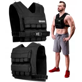  Vestă de antrenament cu greutate reglabilă - 16KG - HMS