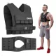  Vesta de antrenament neagra cu greutate 16 kg HMS KTO16