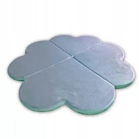  saltea de joaca trifoi 120 cm - albastru