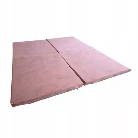  saltea de joaca patrata 120 cm - roz