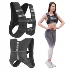    Vestă de antrenament neagră cu o greutate de 5 kg KTO05 HMS