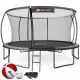  Trambulina mare de gradina 14ft pentru copii cu plasa interioara 427cm +